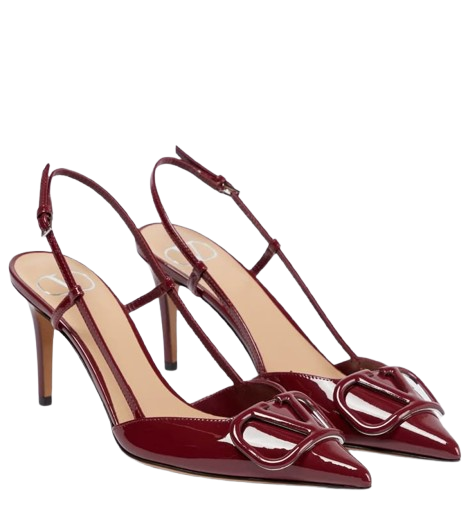 Cao Gót Mũi Nhọn Liora – Đỏ Rượu Quyến Rũ	