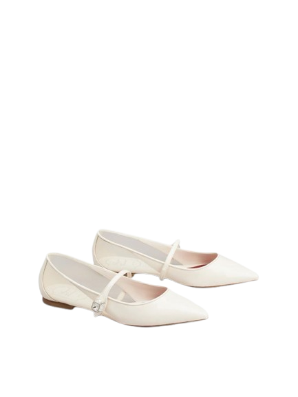 Giày Búp Bê Đế Mềm Ivy – Kem Sữa Dễ Thương BB002-BE